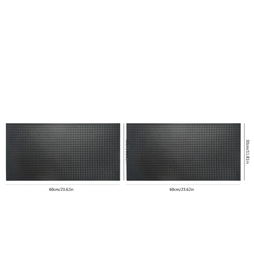 Anti-Slip PVC Coffee and Bar Mat – Waterproof, Heat-Resistant Drain Mat for Baristas and Bartenders