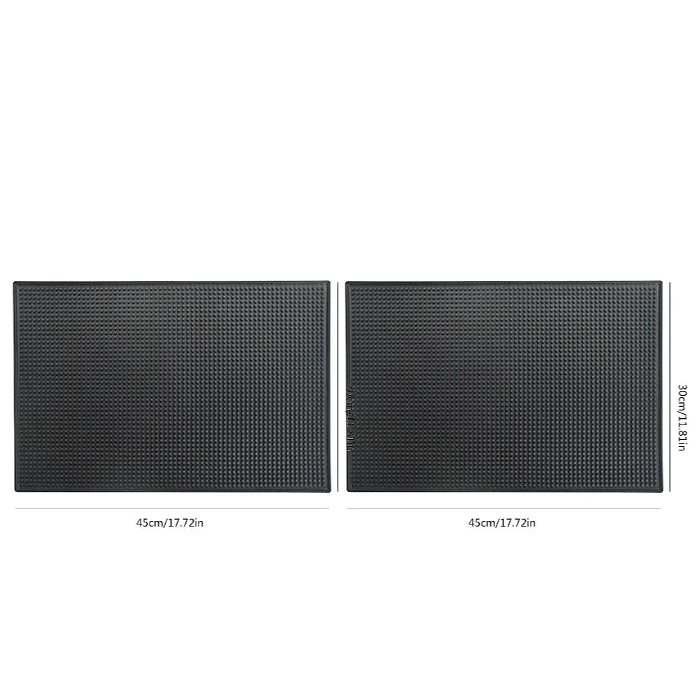 Anti-Slip PVC Coffee and Bar Mat – Waterproof, Heat-Resistant Drain Mat for Baristas and Bartenders