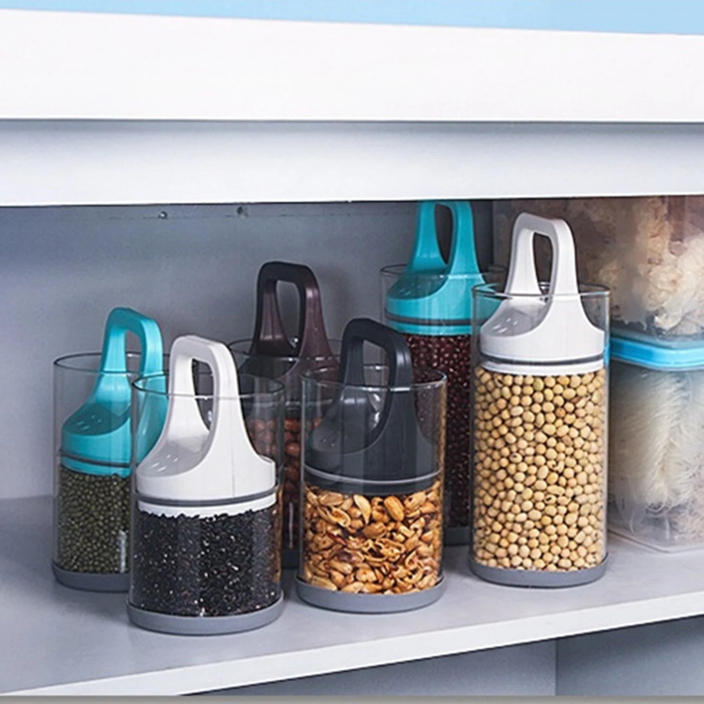 Cartette de verre étanche à l'amitié de qualité supérieure - conserver la fraîcheur ultime et l'arôme pour les grains de café, les grains de nourriture et plus encore