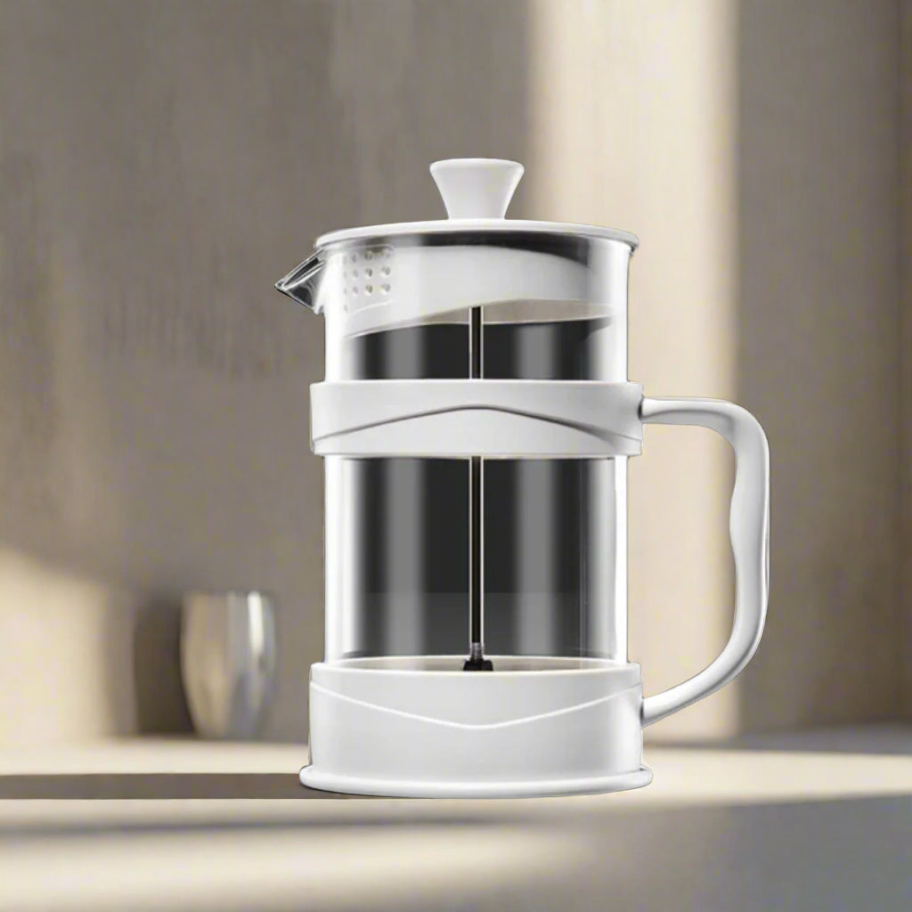 Cafetière de presse française en acier inoxydable - café brasseur portable à la main à la main