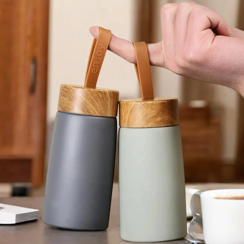 Lightweight Leakproof Stainless Steel Coffee Thermos – Mini Thermal Vacuum Flask for Travel and Sports