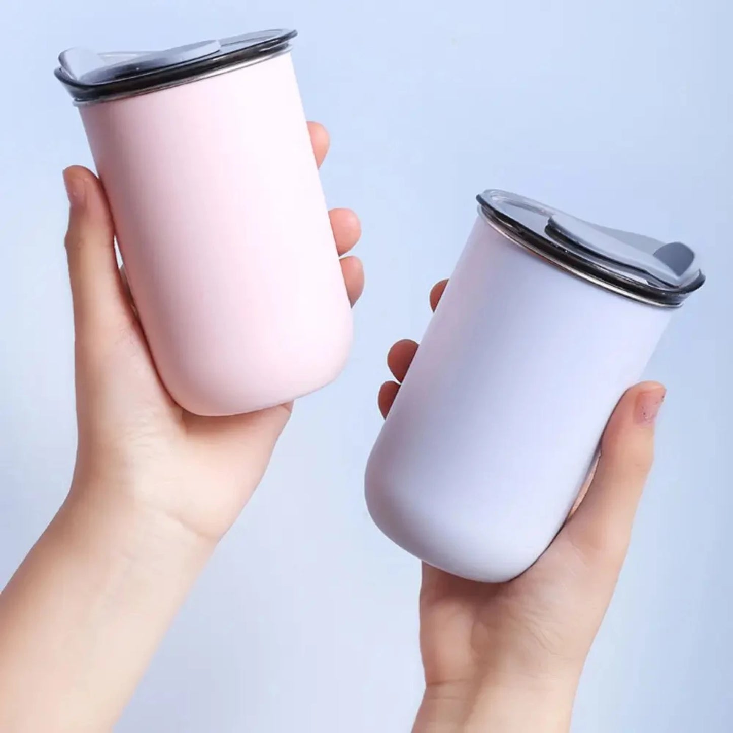 Insulated Leakproof Stainless Steel Thermal Mug with Lid – Perfect for Tea, Coffee, and Water