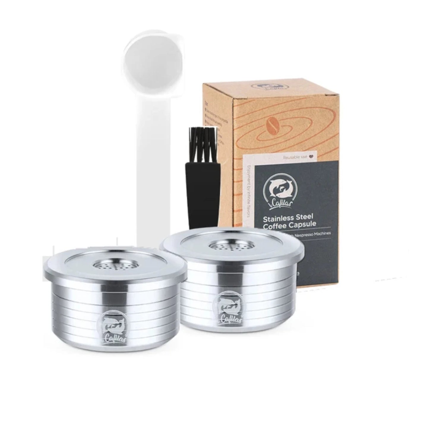 Stainless Steel Refillable Coffee Capsules for Lavazza Point Machines – Premium Reusable Filters