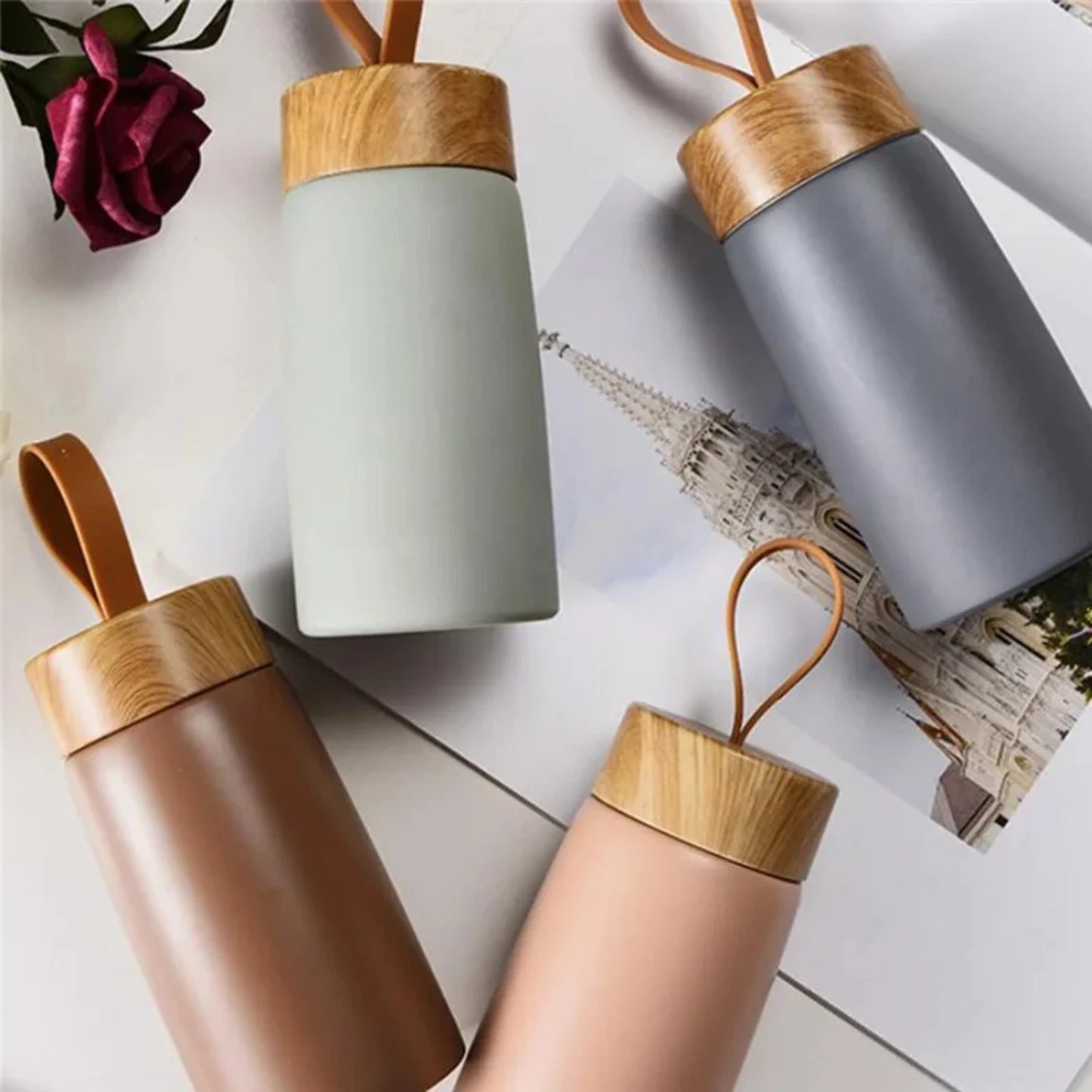 Lightweight Leakproof Stainless Steel Coffee Thermos – Mini Thermal Vacuum Flask for Travel and Sports