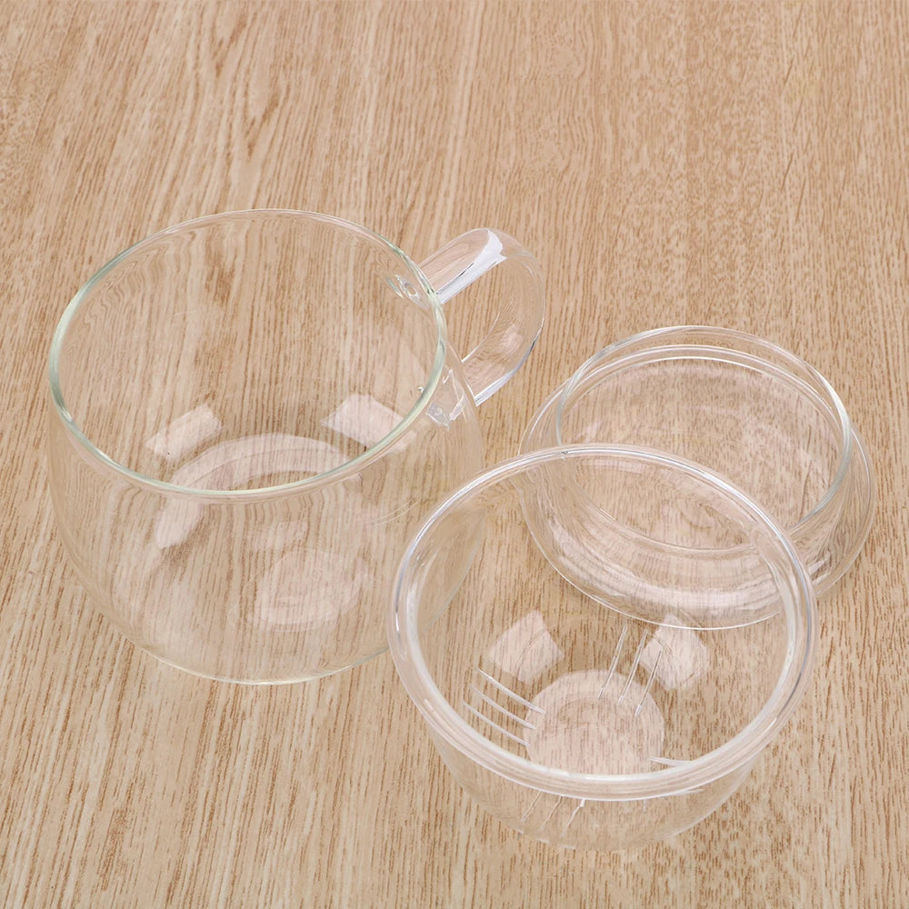 Premium Glass Tea Cup with Lid and Infuser – Heat-Resistant, Eco-Friendly Mug for Loose Leaf Tea and Coffee