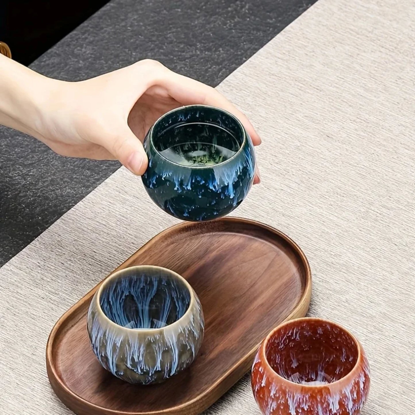 5-Piece Chinese Tea Cups Set: Elegant Kung Fu Tea Cups for All Seasons