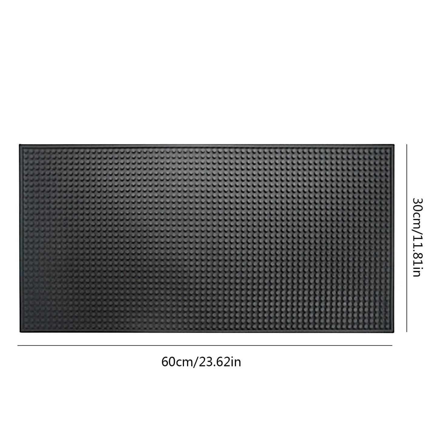 Anti-Slip PVC Coffee and Bar Mat – Waterproof, Heat-Resistant Drain Mat for Baristas and Bartenders