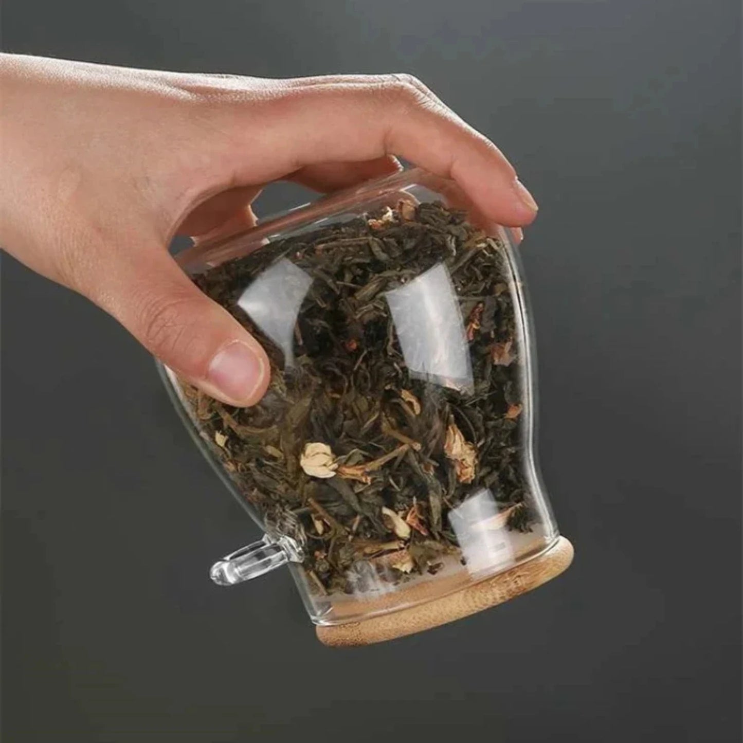 Airtight Hermetic Glass Jar with Lid – Sealed Container for Sugar, Tea, Coffee, and Kitchen Storage