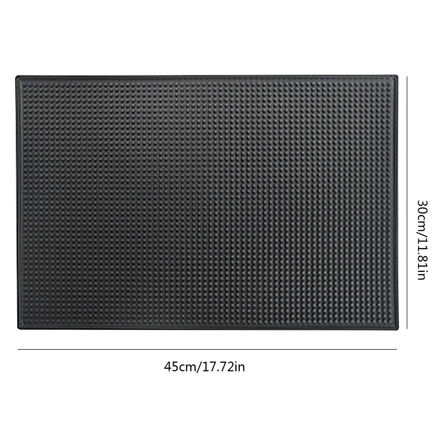 Anti-Slip PVC Coffee and Bar Mat – Waterproof, Heat-Resistant Drain Mat for Baristas and Bartenders