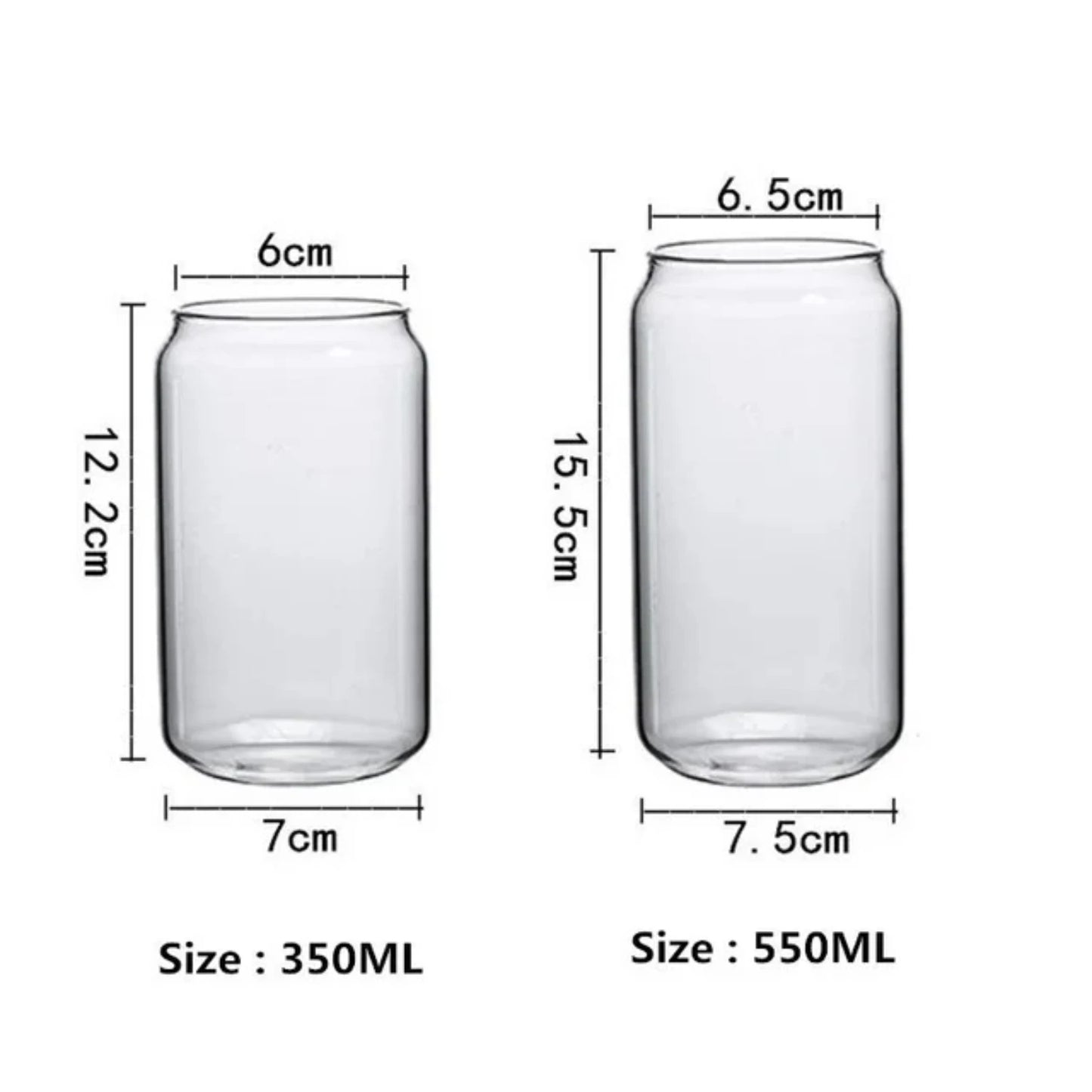 Transparent and Creative Glass Drink Cup for Shaping Tea, Juice, Milk, Coffee, and Wine - Perfect for Your Daily Beverage Needs