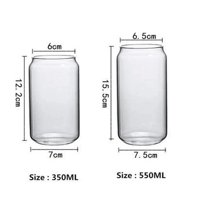 Transparent and Creative Glass Drink Cup for Shaping Tea, Juice, Milk, Coffee, and Wine - Perfect for Your Daily Beverage Needs