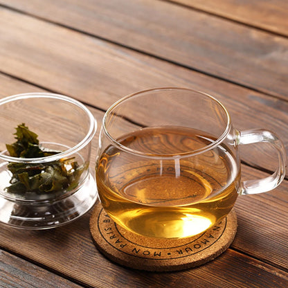 Premium Glass Tea Cup with Lid and Infuser – Heat-Resistant, Eco-Friendly Mug for Loose Leaf Tea and Coffee