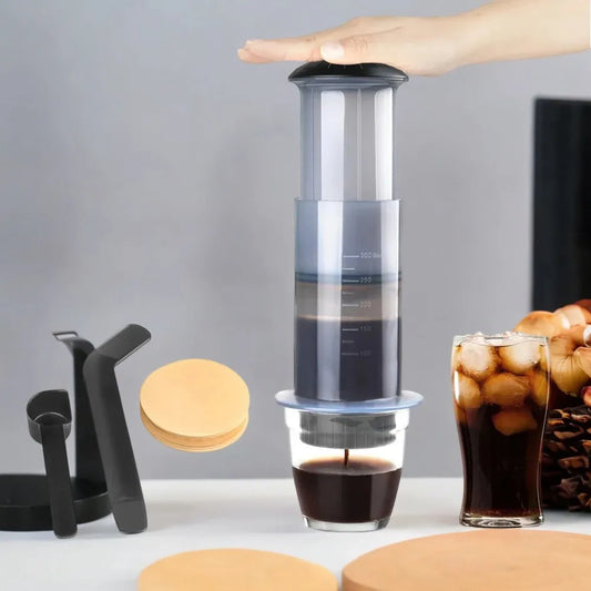 Portable French Press Espresso Maker – Travel-Friendly and Convenient
